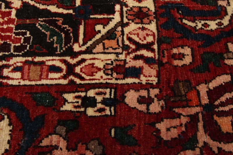 Vintage 6'4" x 9'7" Traditional Hand Knotted Vegetable Dye Wool Area Rug gallery