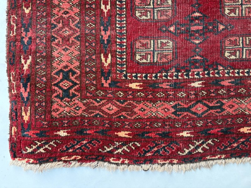 COLLECTORS' ITEM Antique Shor Tepe Natural Vegetable Dye Turkoman Prayer Carpet gallery