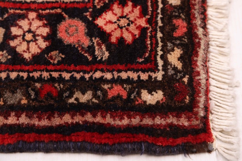 3'10" x 14'3" Vintage Hand-knotted Runner Rug Traditional Oriental Wool Carpet gallery