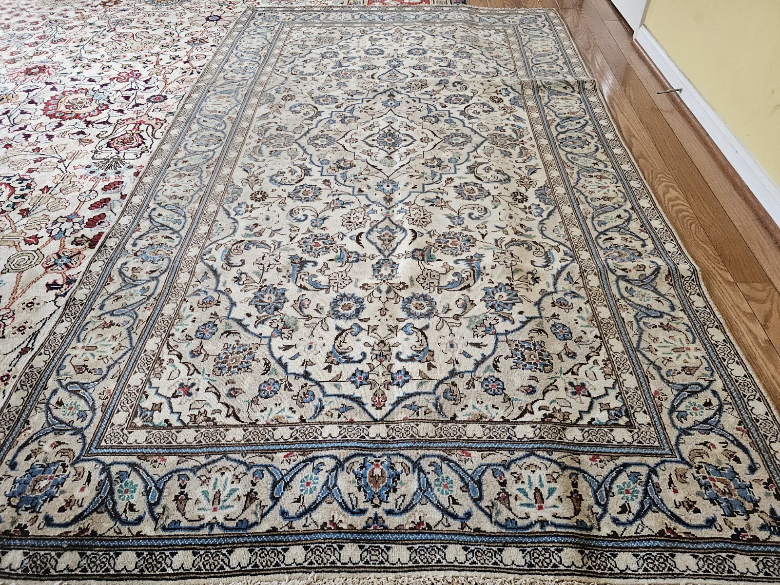 4.10 x 8.1 VINTAGE FINE USHAK RUG CAUCASIAN ANTIQUE SERAPI HERIZ KAZAK gallery