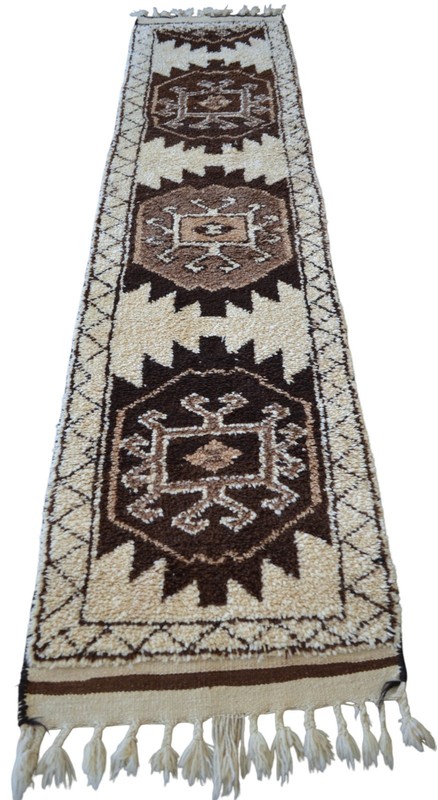3x15 Runner Hand Made Turkish Rug Extra Long Hallway Rug Kitchen Decor - NO DYES gallery