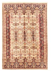 Vintage Hand-Knotted Area Rug 6’11” x 10’0″ Traditional Wool Carpet