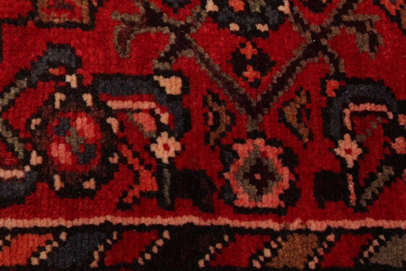 Vintage Hand-knotted Runner Rug 3'8" x 13'1" Traditional Oriental Wool Carpet gallery