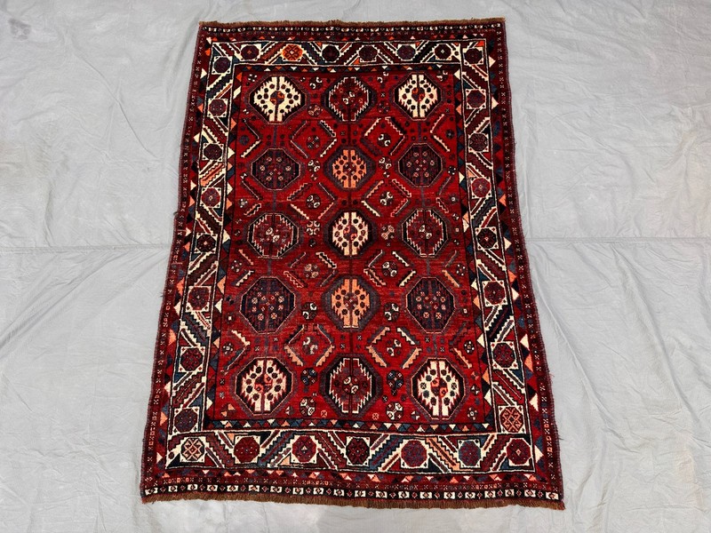 115 x 165 cm COLLECTORS' ITEM Antique Stunning Vase Tribal Shirvan Caucasian Rug gallery