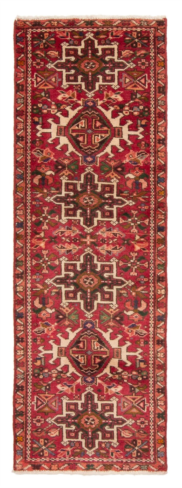 Vintage Hand-knotted Runner Rug 1'11" x 5'10" Traditional Oriental Wool Carpet gallery