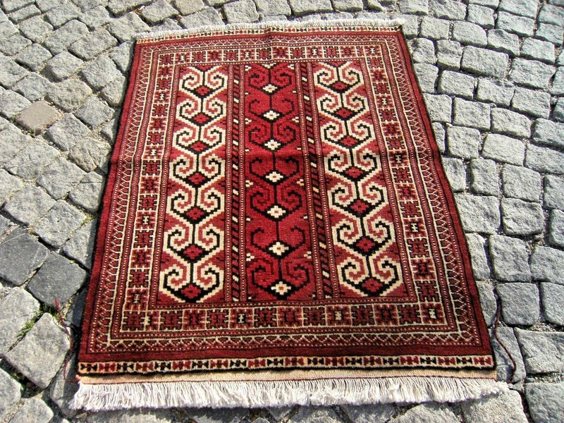 Fabulous Antique Rare Rug 31'' x 37'' Turkoman Tribal Small Yomud Rug Area Rug gallery
