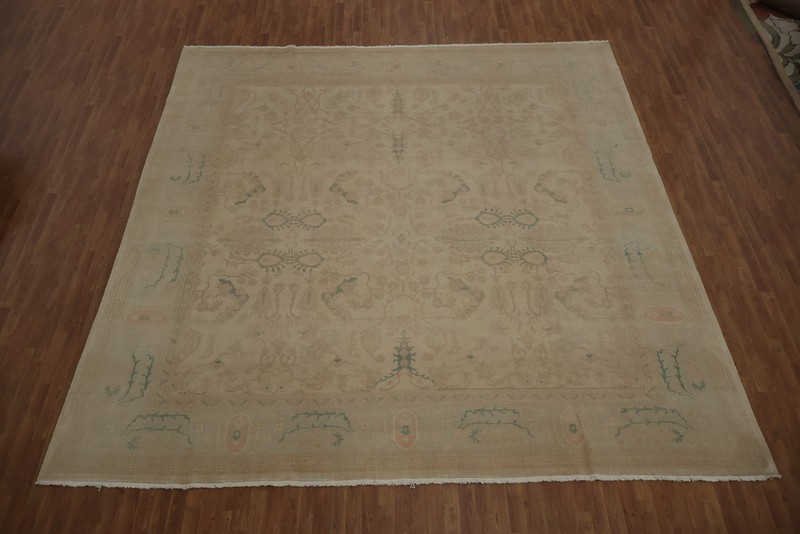 Square Ziegler Oriental Large Rug 13x13 Vegetable Dye Egyptian Handmade Carpet gallery