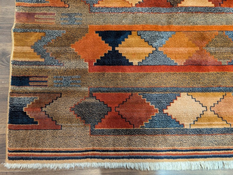 Couristan Belgium Wool Modern Rug 8x11, Geometric Diamond Pattern gallery