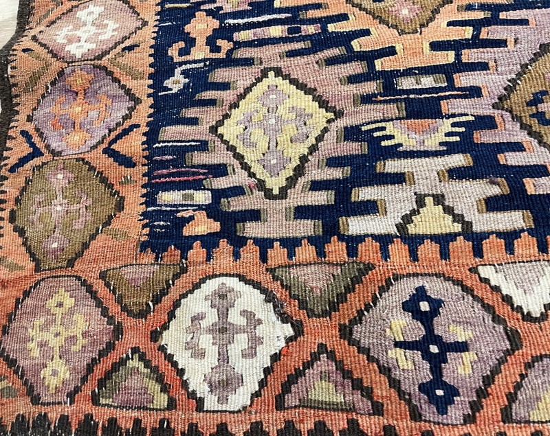 Antique Shahsavan Kilim/Rug, c-1900's, 23" x 44" #15802 gallery