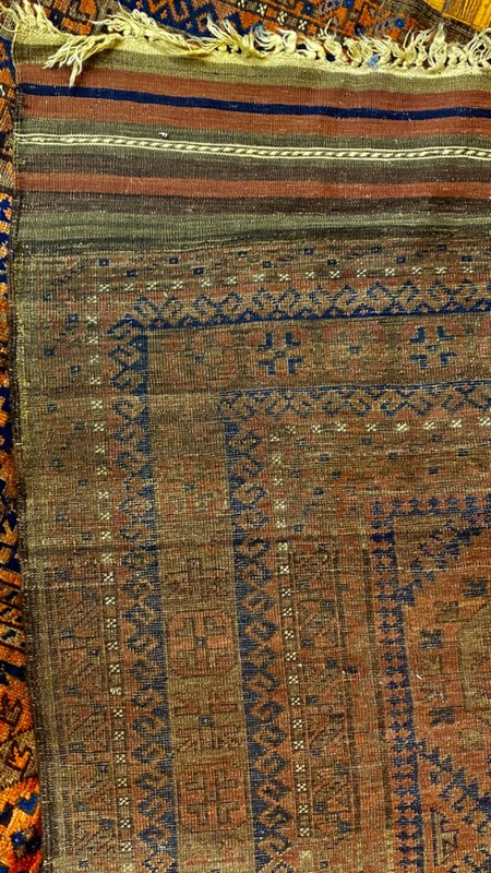 Antique Ti-muri Afghan Ba-luchh, ca. 1890; 7ft x 12ft gallery