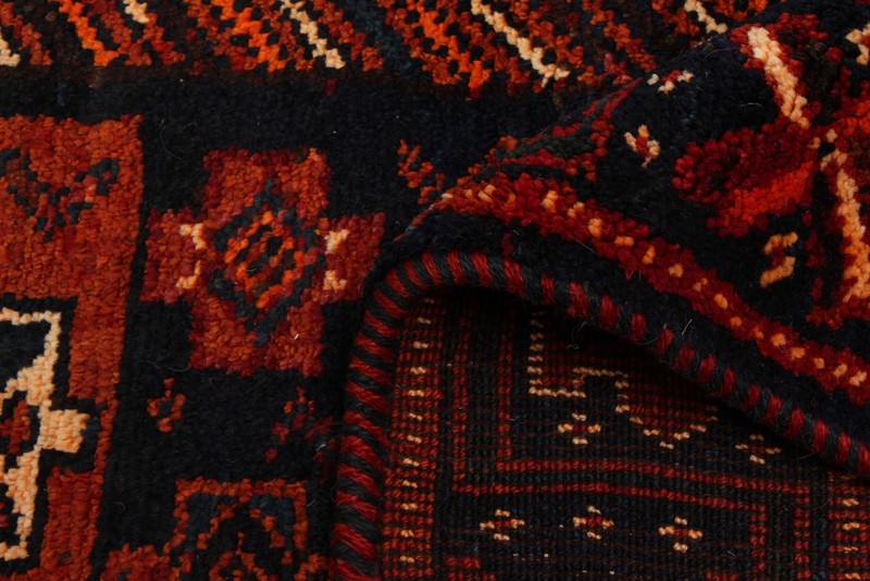 4'1" x 10'0" Vintage Hand-knotted Runner Rug Traditional Oriental Wool Carpet gallery