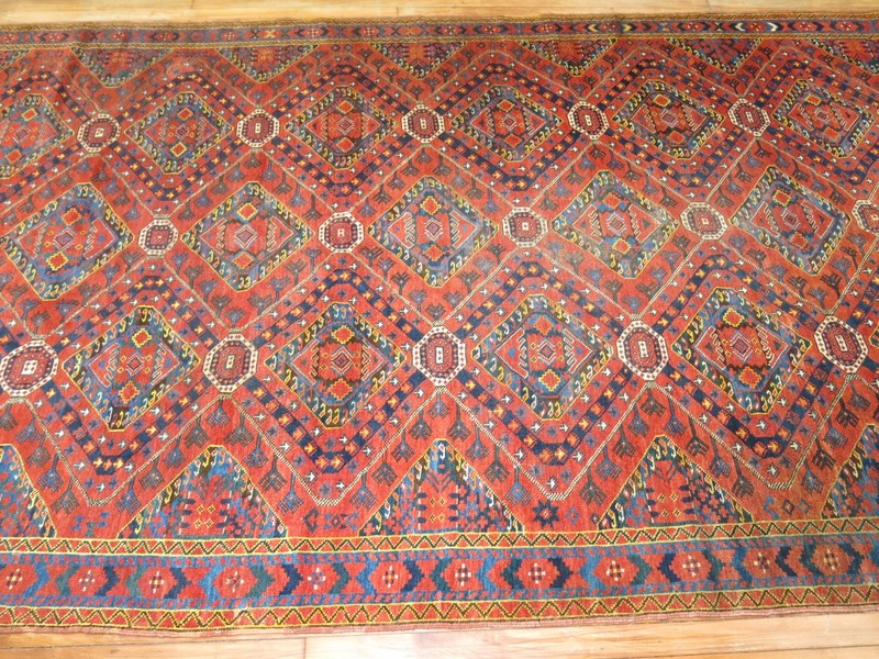 Antique Beshir Rug Gallery Size 6'1''X13'3'' gallery
