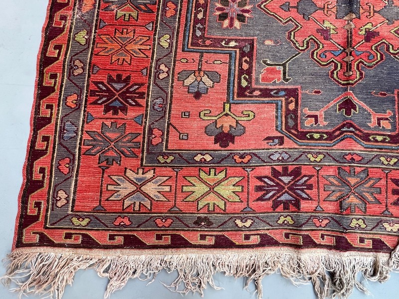 350 X 200 CM COLLECTOR ITEM Antique Kazak Daghistani Group Fine Quality Kilim gallery