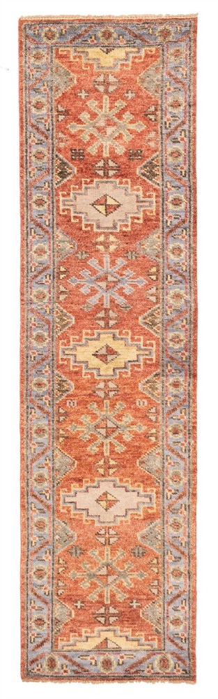 Vintage Hand-knotted Runner Rug 2'8" x 10'0" Traditional Oriental Wool Carpet
