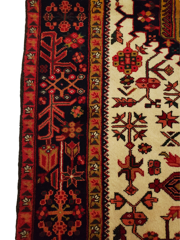 Beautiful Karajeh Red Runner with Multi-Medallion - 5'0" x 7'1" gallery