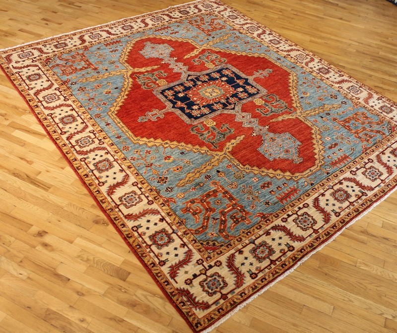 Hand-knotted Rug (Carpet) 8'1X9'8, Ariana mint condition gallery