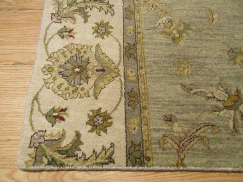 2x3 Modern Agra ABC Collection Vegetable Dye Handmade-knotted Wool Rug #15 gallery