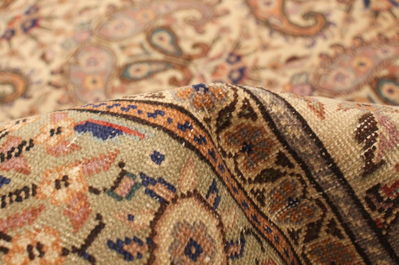 Vintage Hand-Knotted Carpet 6'4" x 9'5" Traditional Oriental Wool Area Rug gallery