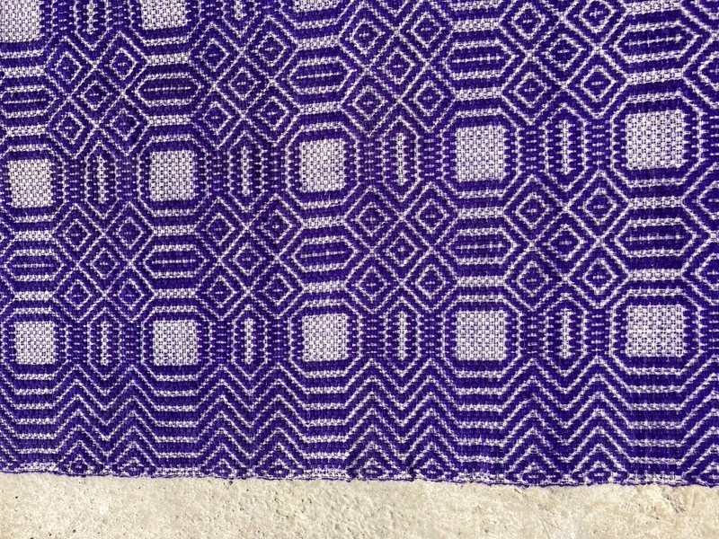 Vintage Handmade Geometric Traditional Wool Area Rug 210x164 cm gallery