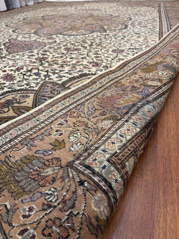 Hand Knotted Turkish Rug 8x12 Ft Authentic Vintage Oriental Wool Area Rug gallery