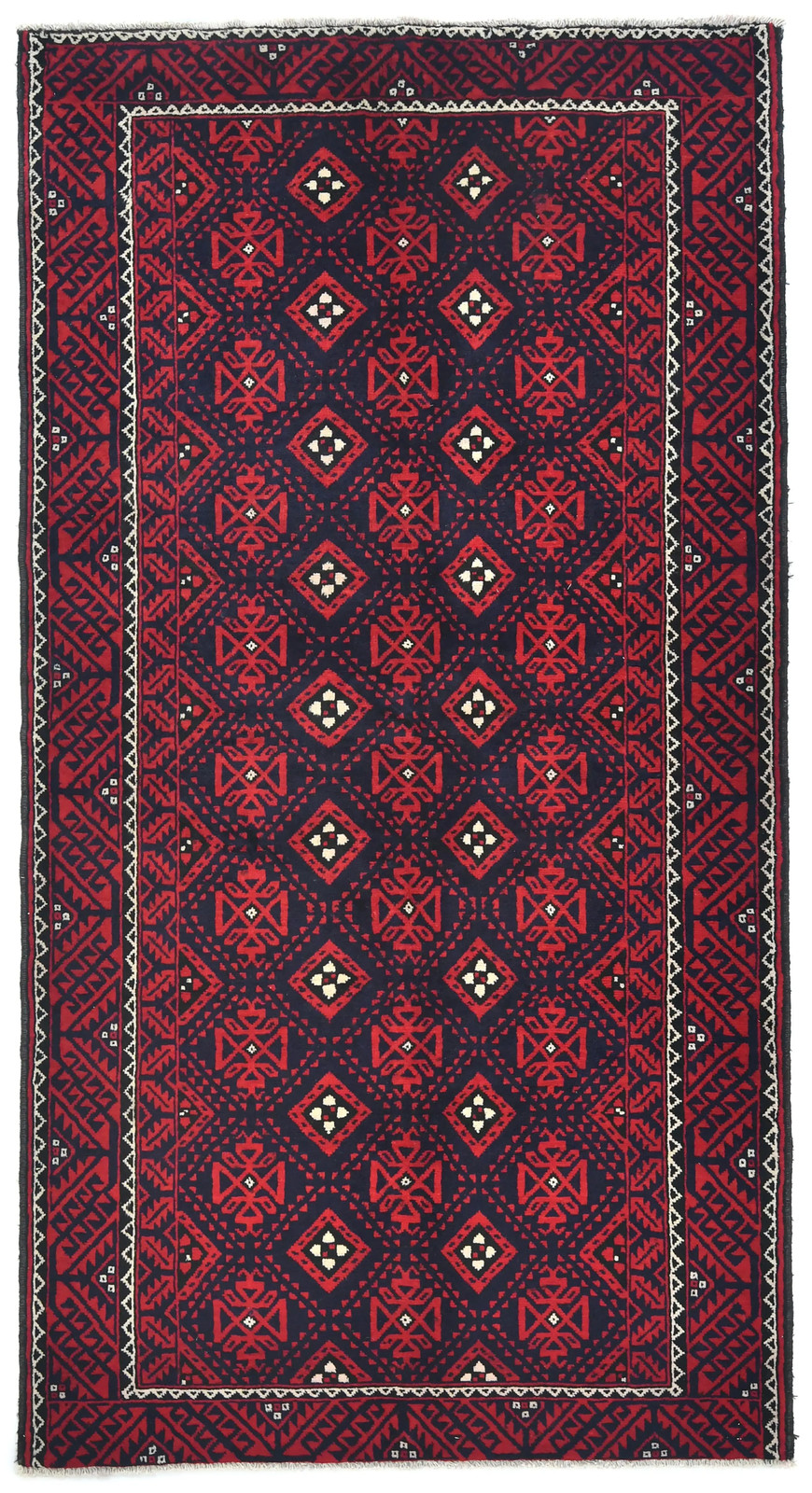 Vintage Red Handmade Tribal Design 5X10 ft Wide Runner Oriental Hallway Carpet gallery