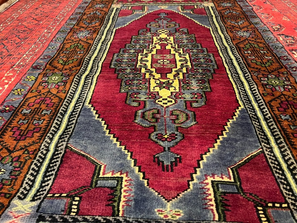Vintage Anatolian Fine Quality Turkish Tribal Carpet