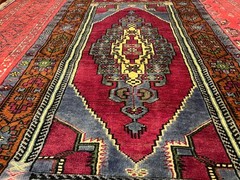 Vintage Anatolian Fine Quality Turkish Tribal Carpet