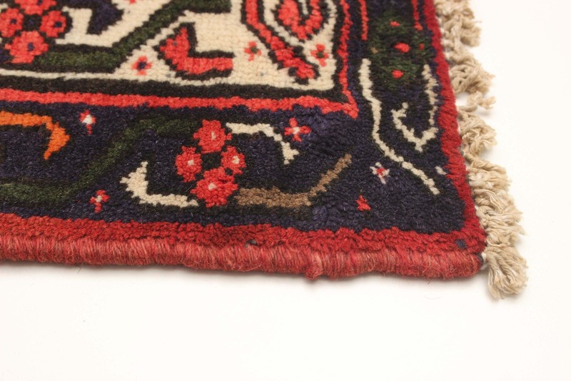 Vintage Hand-Knotted Area Rug 4'4" x 6'5" Traditional Oriental Wool Carpet gallery