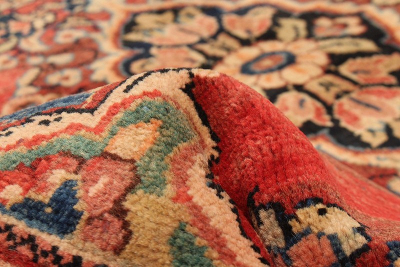 Vintage Hand-Knotted Area Rug 4'3" x 6'9" Traditional Wool Carpet gallery