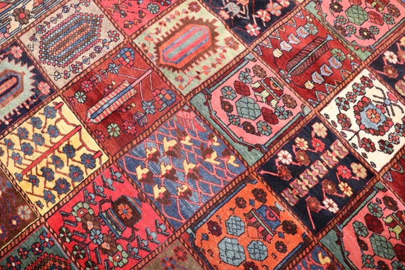 Antique Garden Bakhtiar Rug 10'8''x13'6'' gallery