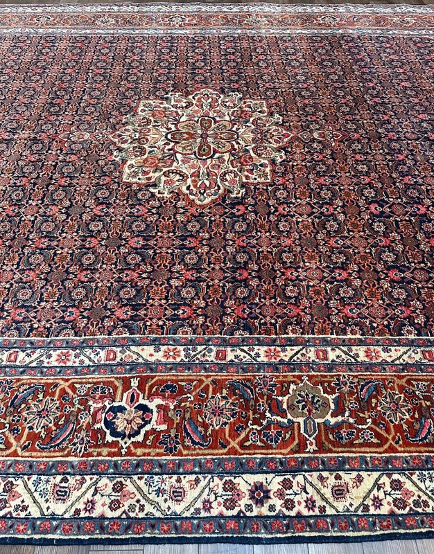 Top Quality Stunning Handmade Vintage Floral Oriental Rug, Palace Size, 10x18 gallery