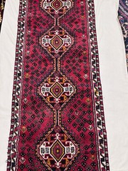 Stunning Handmade Persian Rug Tribal Runner – 285 x 80 cm – Bold Design carpet