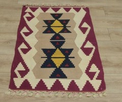 Traditional Vintage Handwoven Kilim Rug Tribal Ethnic Cappadocia Carpet 2×4 ft