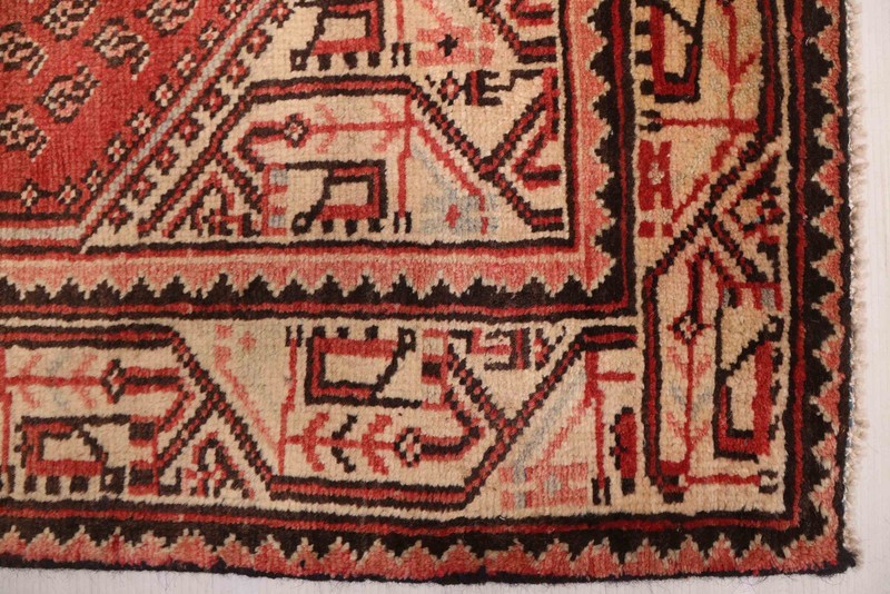 Vintage Hand-Knotted Area Rug 4'2" x 6'8" Traditional Wool Carpet gallery