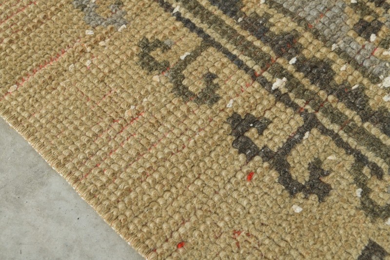 2x11 Turkish Wool Runner Rug Hand-Knotted Long Vintage Oushak Carpet Rugs,1115 gallery