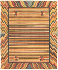 Vintage 8’2″ x 10’1″ Traditional Wool Hand Woven Oriental Area Rug