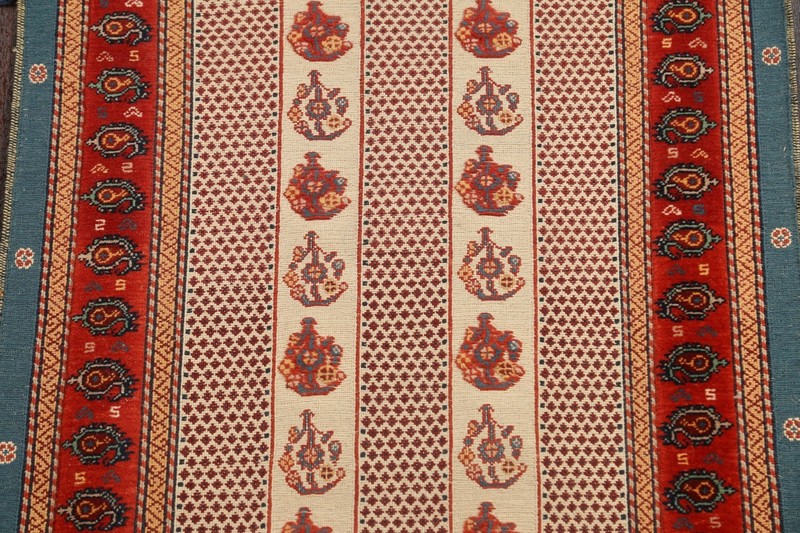 Vintage Geometric Traditional Oriental Area Rug Hand-Knotted Wool 3x4 Carpet gallery
