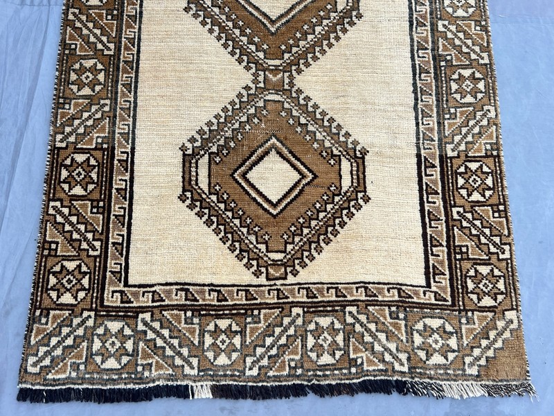 2x9 ANTIQUE HERIZ RUNNER RUG handmade VINTAGE narrow long geometric real 2x10 ft gallery