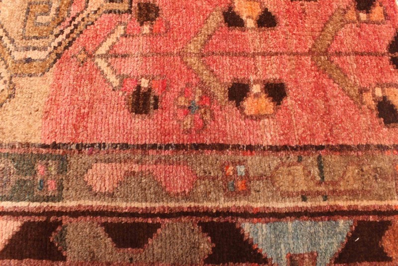 Vintage Hand-Knotted Area Rug 3'10" x 5'11" Traditional Oriental Wool Carpet gallery
