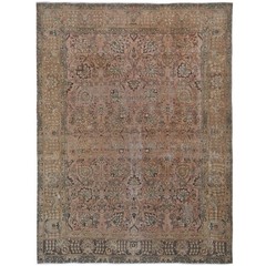 9’7″ x 12’0″ Caspian Vintage Hand-Knotted Wool Area Rug