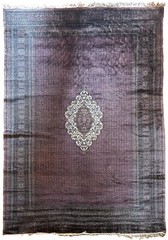 6′ X 9′ Vintage Fine Handmade Pakistan Wool Rug Excellent condition.