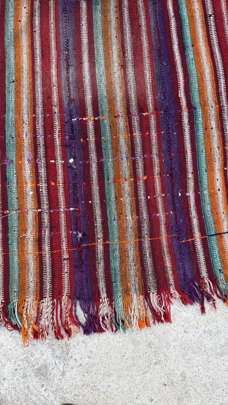 Shamanic Kilim Textile From Konya Cihanbeyli Made by Yörük Nomads - 133cm x 97cm gallery