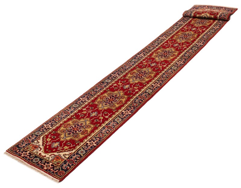 2'5" x 20'0" Vintage Hand-knotted Runner Rug Traditional Oriental Wool Carpet gallery