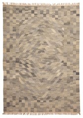 Vintage Hand Woven Area Rug 5’6″ x 7’10” Traditional Wool Oriental Carpet