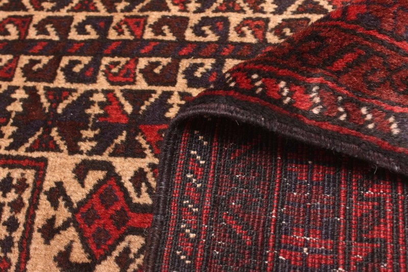 Vintage 3'2" x 4'8" Traditional Hand Knotted Vegetable Dye Wool Area Rug gallery