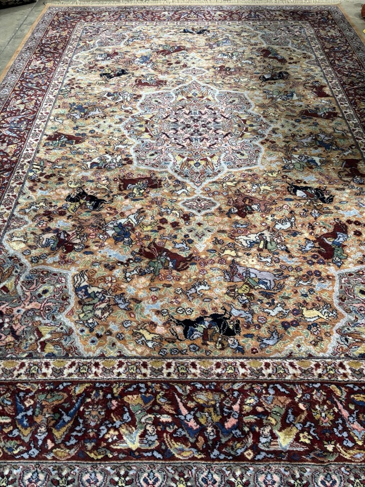AUTHENTIC AMERICAN KARASTAN HUNTING PATTERN #723 RUG CARPET 8' 8" x 12'