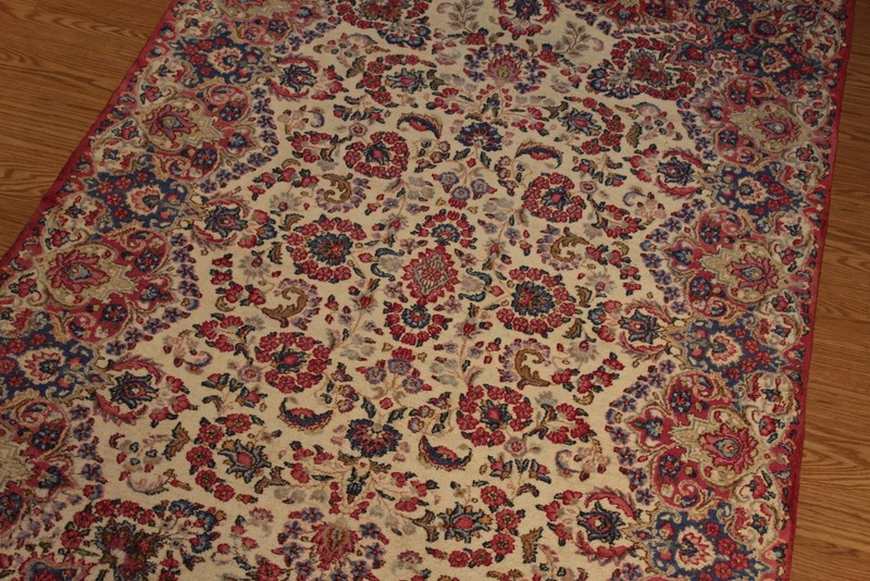 8' X 5' HANDMADE KIRMAN Authentic Circa 1920's Traditional Antique Rug 5x8 ft. gallery