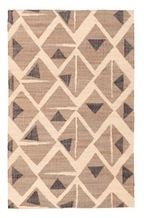 Vintage Hand Woven Area Rug 5’1″ x 8’0″ Traditional Jute Oriental Carpet