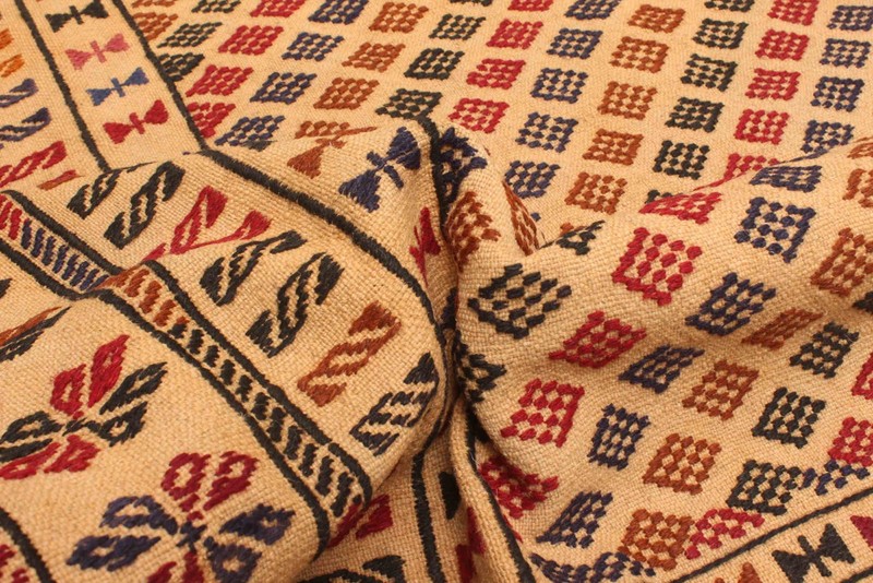 Vintage Hand Woven Area Rug 4'2" x 6'7" Traditional Wool Oriental Carpet gallery