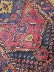 4.2×7.8 ANTIQUE FINE CAUCASIAN SERAPI HERIZ VINTAGE USHAK KAZAK RUG